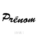 Ecriture 1