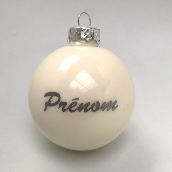 Boule personnalisée - blanc brillant – Image 4