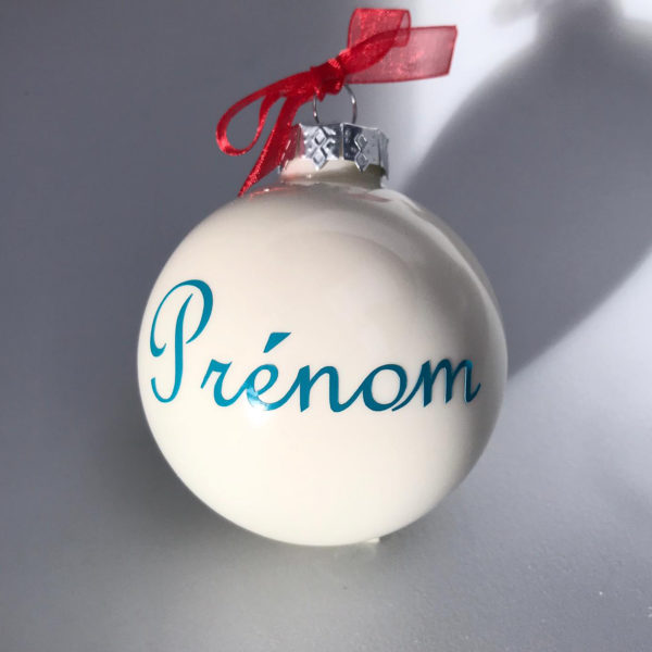 Boule personnalisée - blanc brillant – Image 5