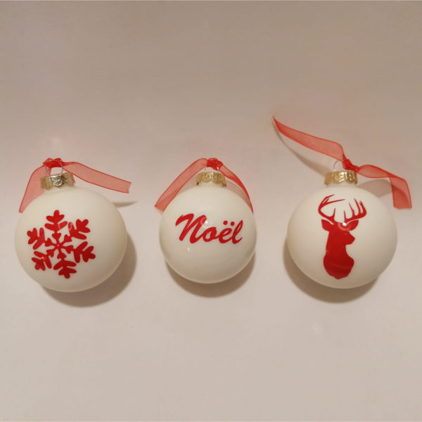 Lot de 3 boules – plusieurs choix