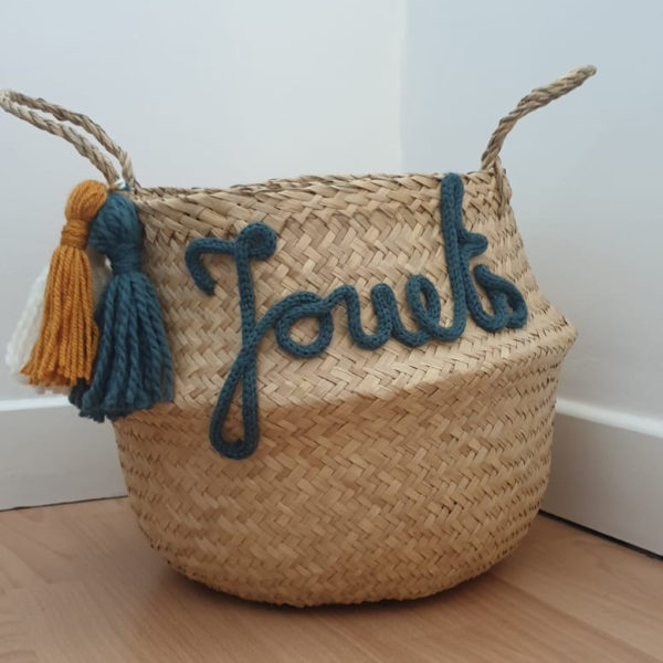 Panier Jouets Bleu