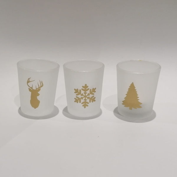 Photophores lot de 3 - plusieurs choix