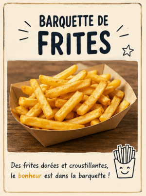 Barquette de frite