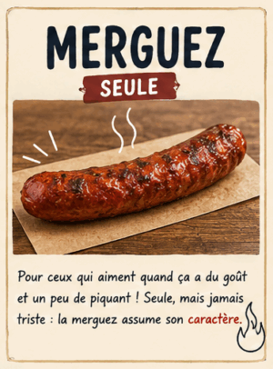 Merguez seule